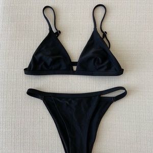 Black High Waist Bikini